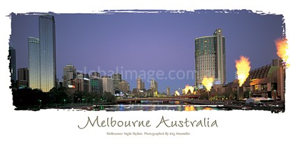 Melbourne Poster Made in Australia, Also featuring the Gas Brigade...