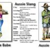 Aussie Slang Postcard