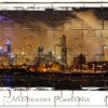 This Melbourne Australia Puzzel Postcard is overlooking Melbourne from St Kilda Pier.