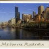 Melbourne Australia Jigsaw-Card is overlooking Melbourne from the Princess Bridge.