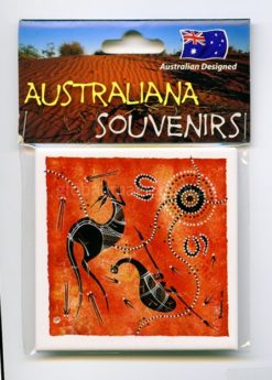 Australian Painting Fridge Magnet.