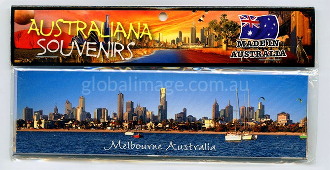 Melbourne Australia Skyline from St Kilda Peer, on a wonderfull sunny day...