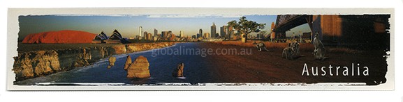 Australia Collage Bookmark